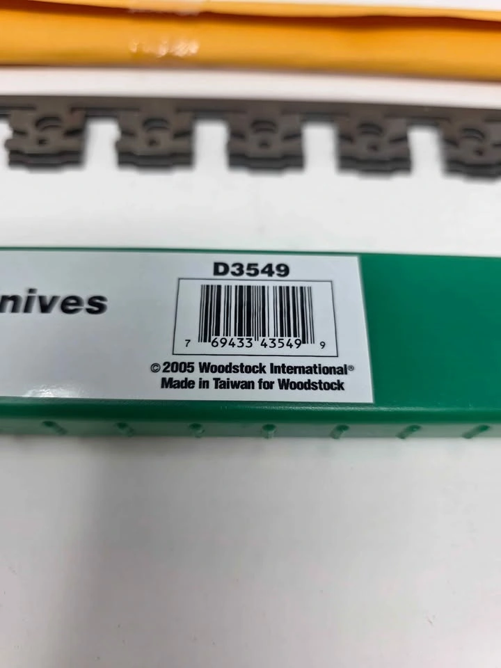 Set of 3 Planer Blades D3549 15" Hi Speed Steel - photo 2
