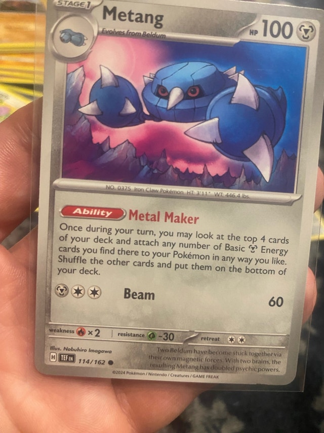 Dratini Purugly Metang Bastiodon Skarmory Pokémon Cards - photo 5