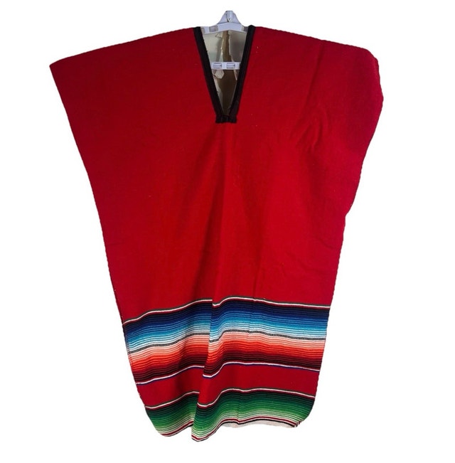 Brand New Mexican Serape Poncho Halloween Dress Up Party Costume - photo 2