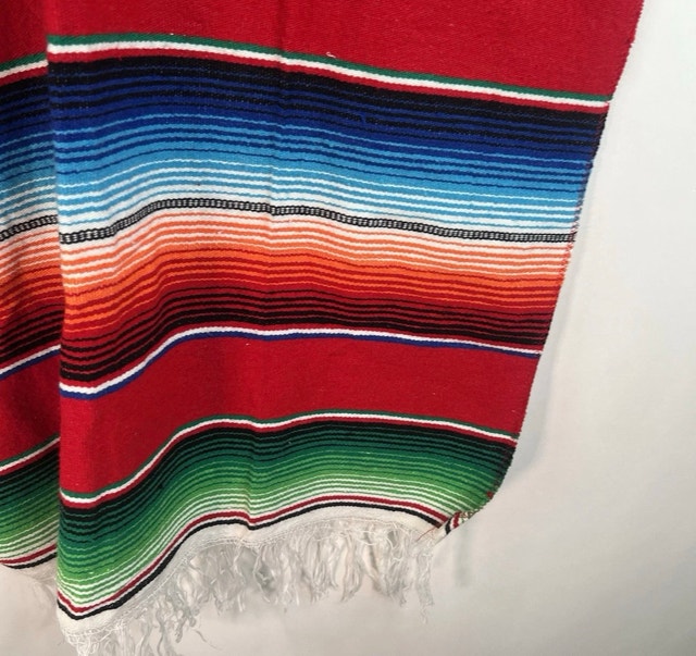 Brand New Mexican Serape Poncho Halloween Dress Up Party Costume - photo 3