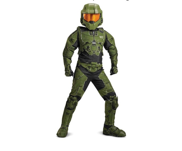 New Halo Master Chief Halloween Kids Dress Up Party Costume