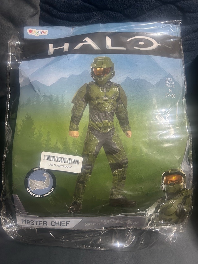 New Halo Master Chief Halloween Kids Dress Up Party Costume - photo 2