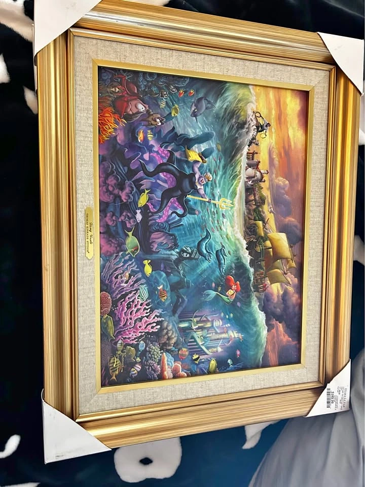 Thomas Kinkade Studios Disney Collection Framed Art