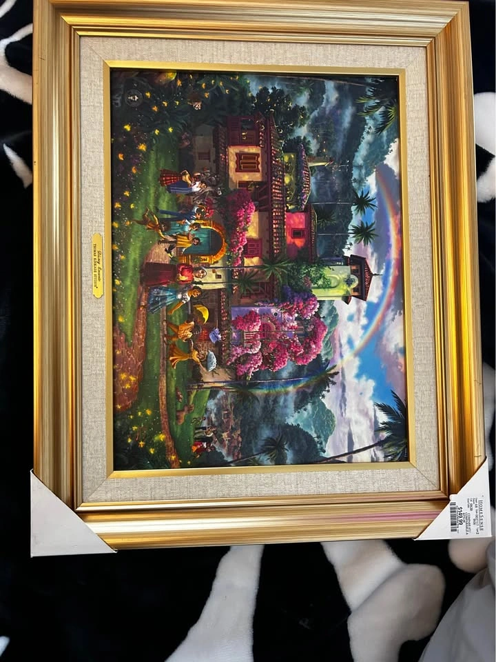 Thomas Kinkade Studios Disney Collection Framed Art - photo 3