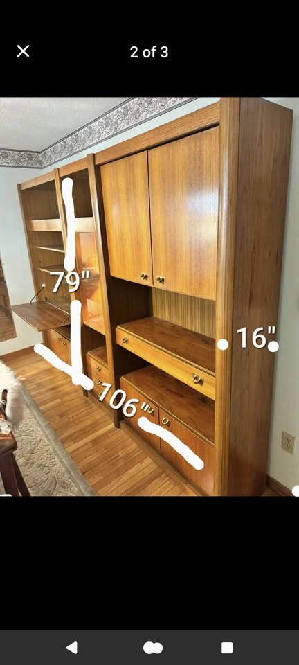 Classic Teak Wall unit - photo 4