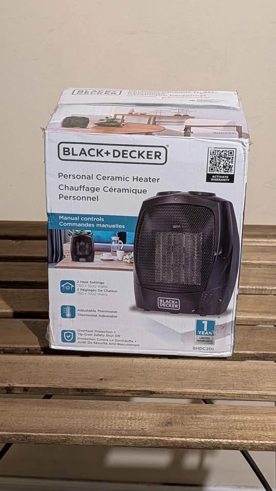 BLACK+DECKER Personal Ceramic Heater - photo 2