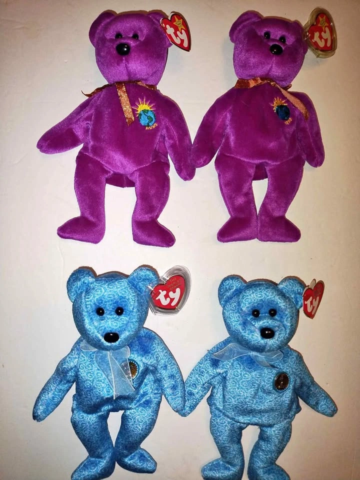 Ty Original Beanie Baby set of 4