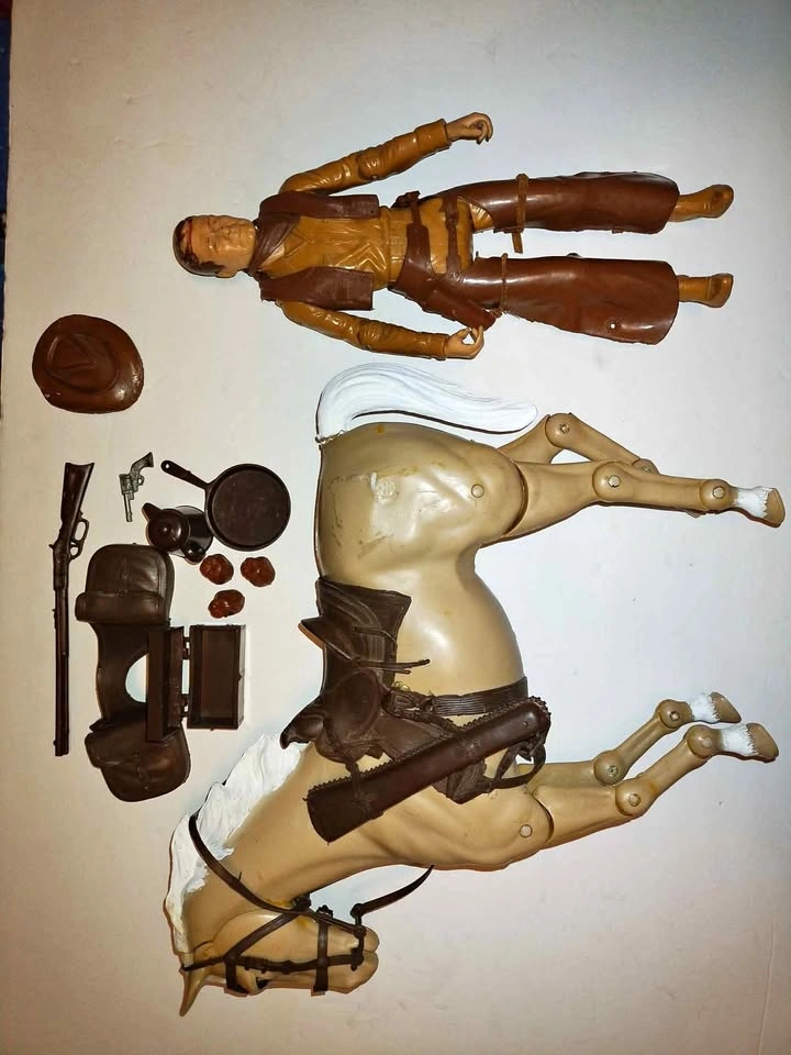 1960s Vintage MARX Toys Johnny West Thunderbolt Horse