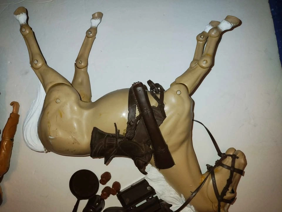 1960s Vintage MARX Toys Johnny West Thunderbolt Horse - photo 5