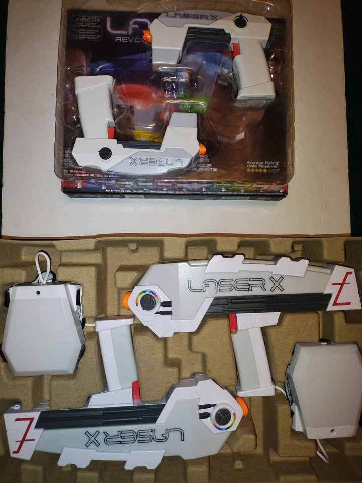 Laser x 4 gun set please read description - photo 2