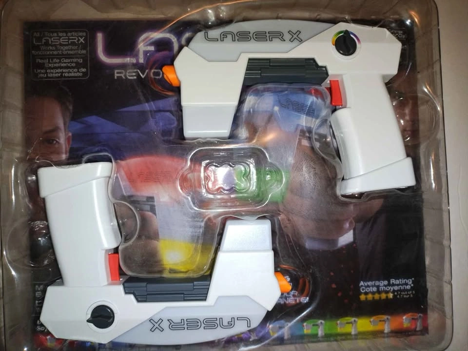 Laser x 4 gun set please read description - photo 3