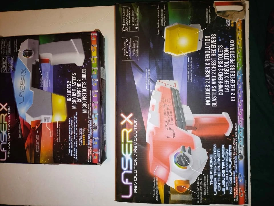 Laser x 4 gun set please read description - photo 5