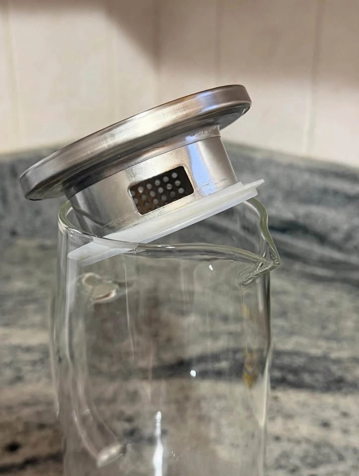 50oz 1500ml Borosilicate Glass Pitcher - Stove & Fridge Safe - photo 3