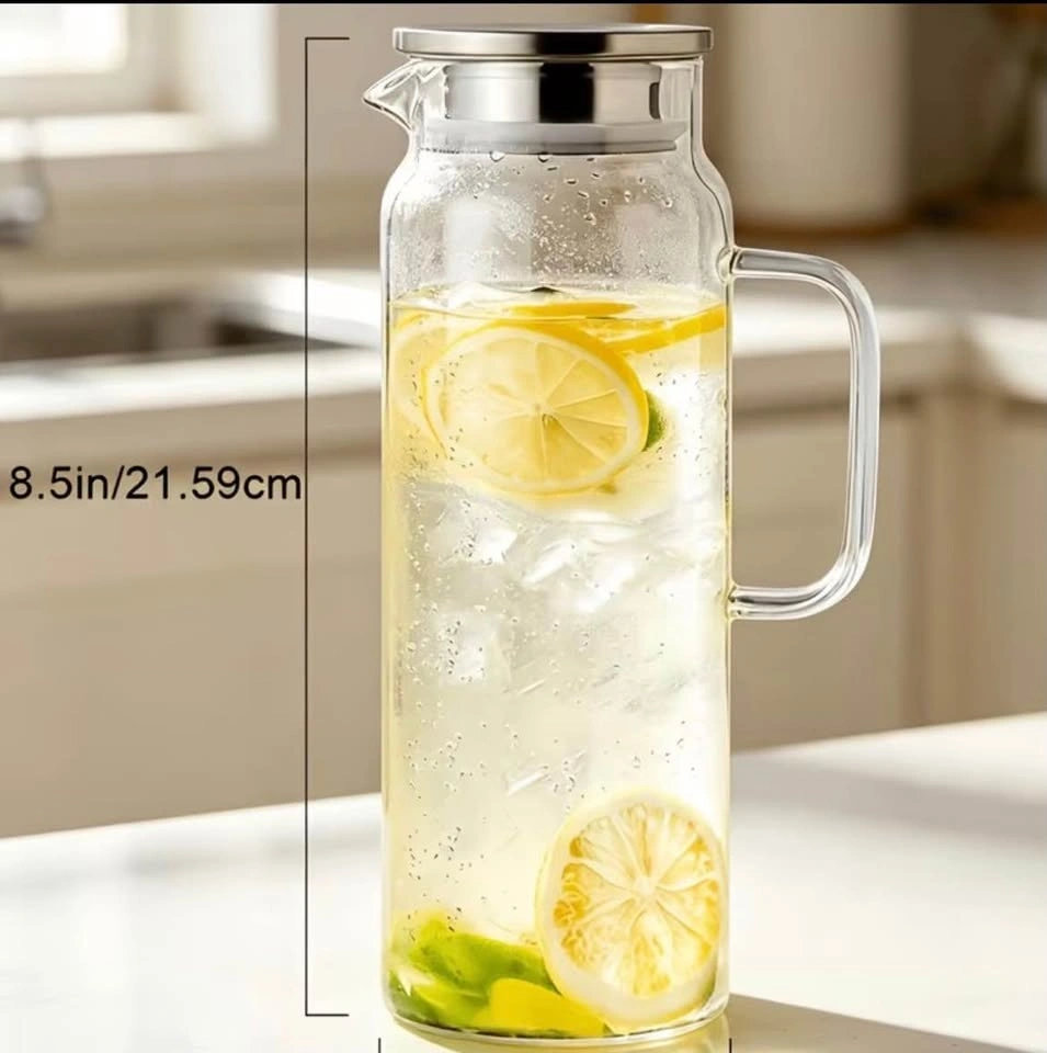 50oz 1500ml Borosilicate Glass Pitcher - Stove & Fridge Safe - photo 4