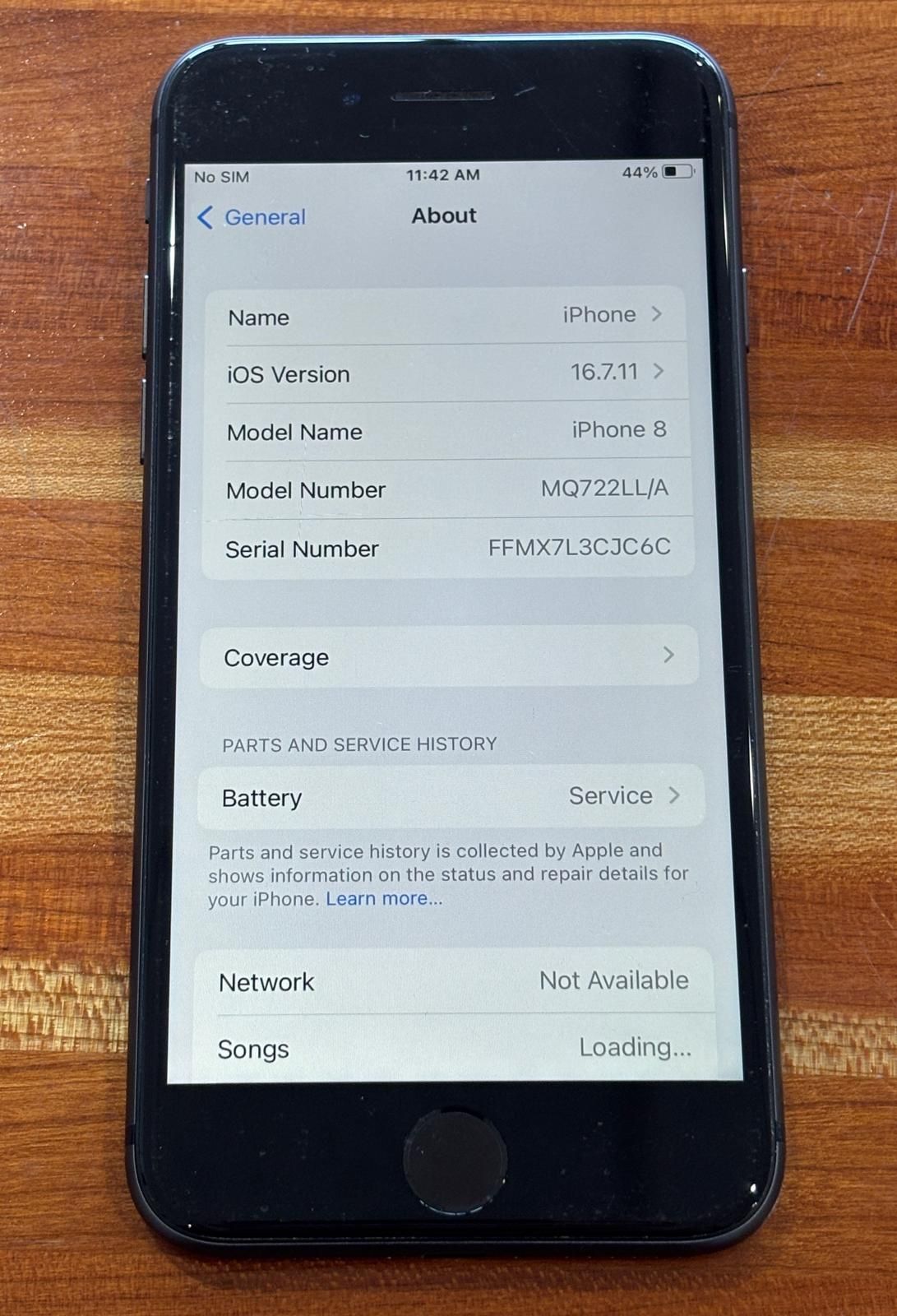 Apple Iphone 8 64GB - 83% BH  Works Great!!