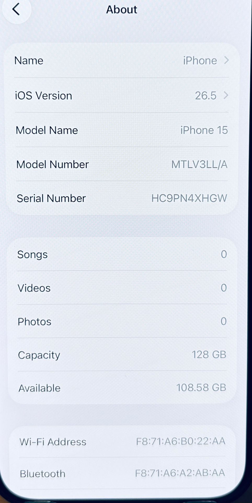 Apple Iphone 15 128GB Unlocked Fully Functional - photo 2