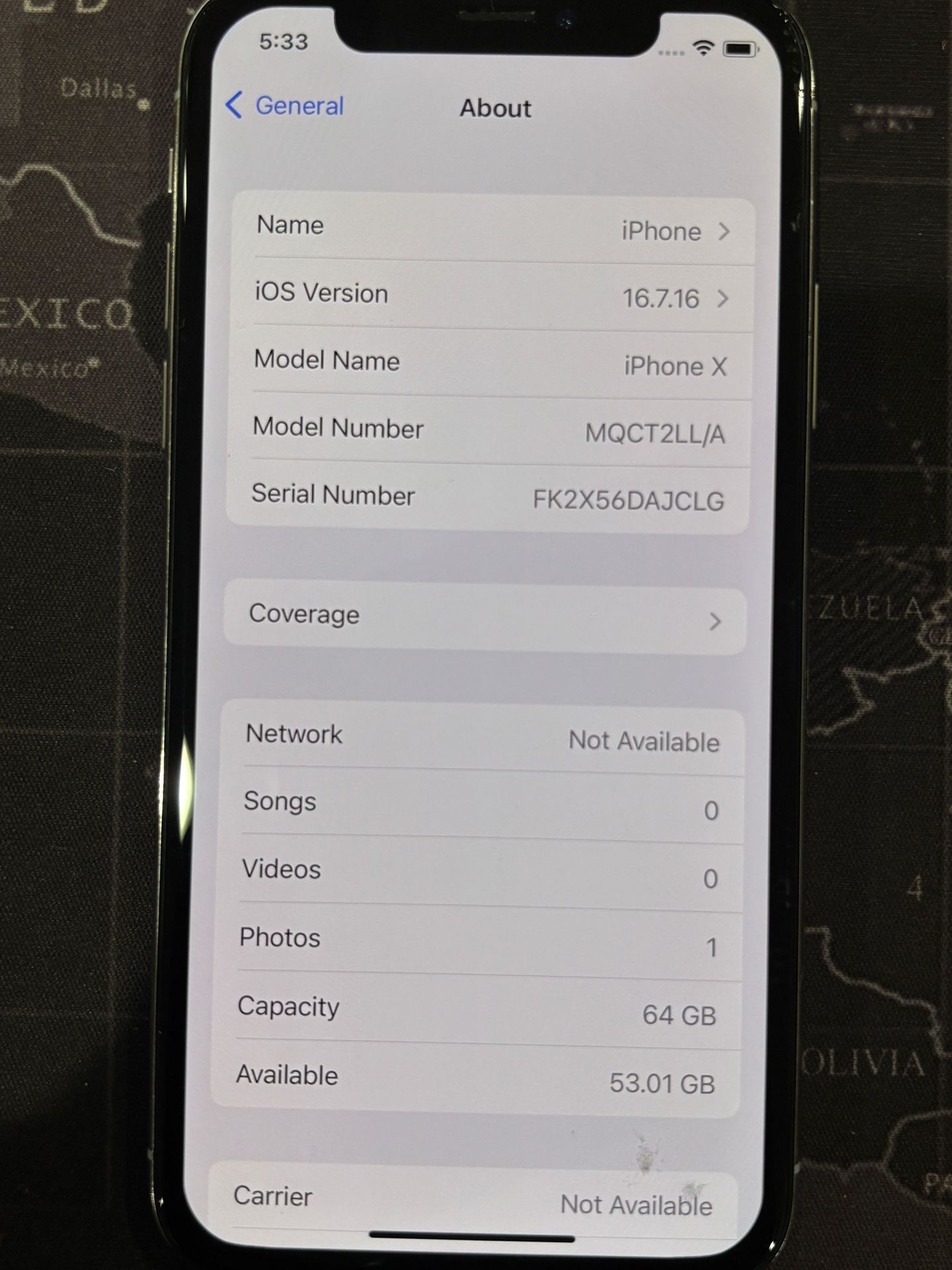APPLE IPHONE X 64GB UNLOCKED Fully Functional - photo 5
