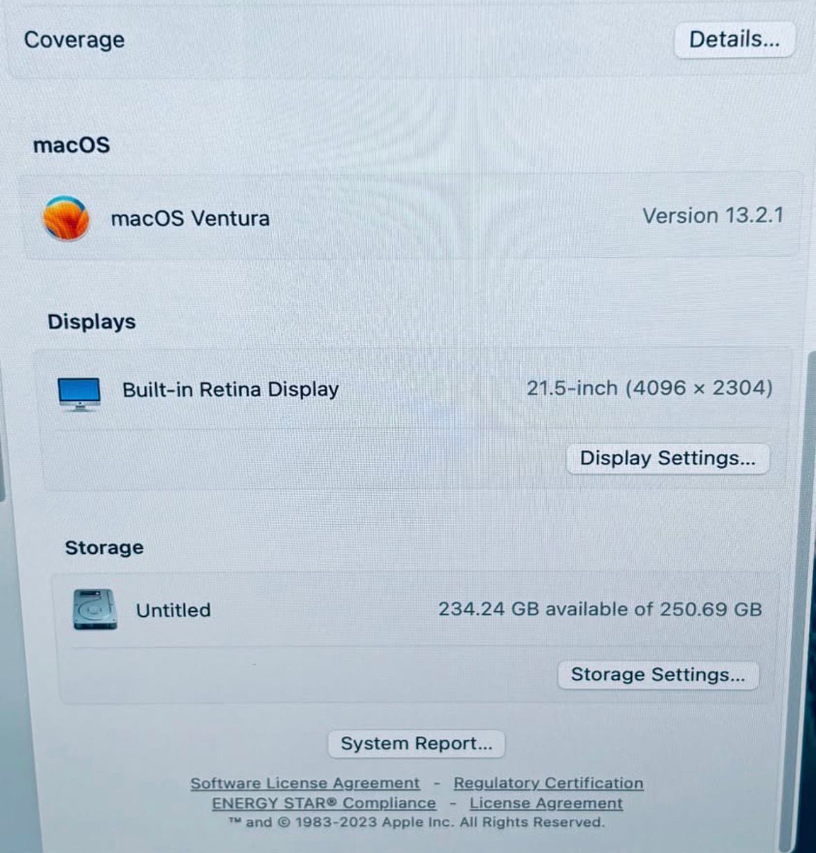Apple iMac 21.5” Retina 4K 2017 8GB 256GB Radeon Pro 555 - photo 2