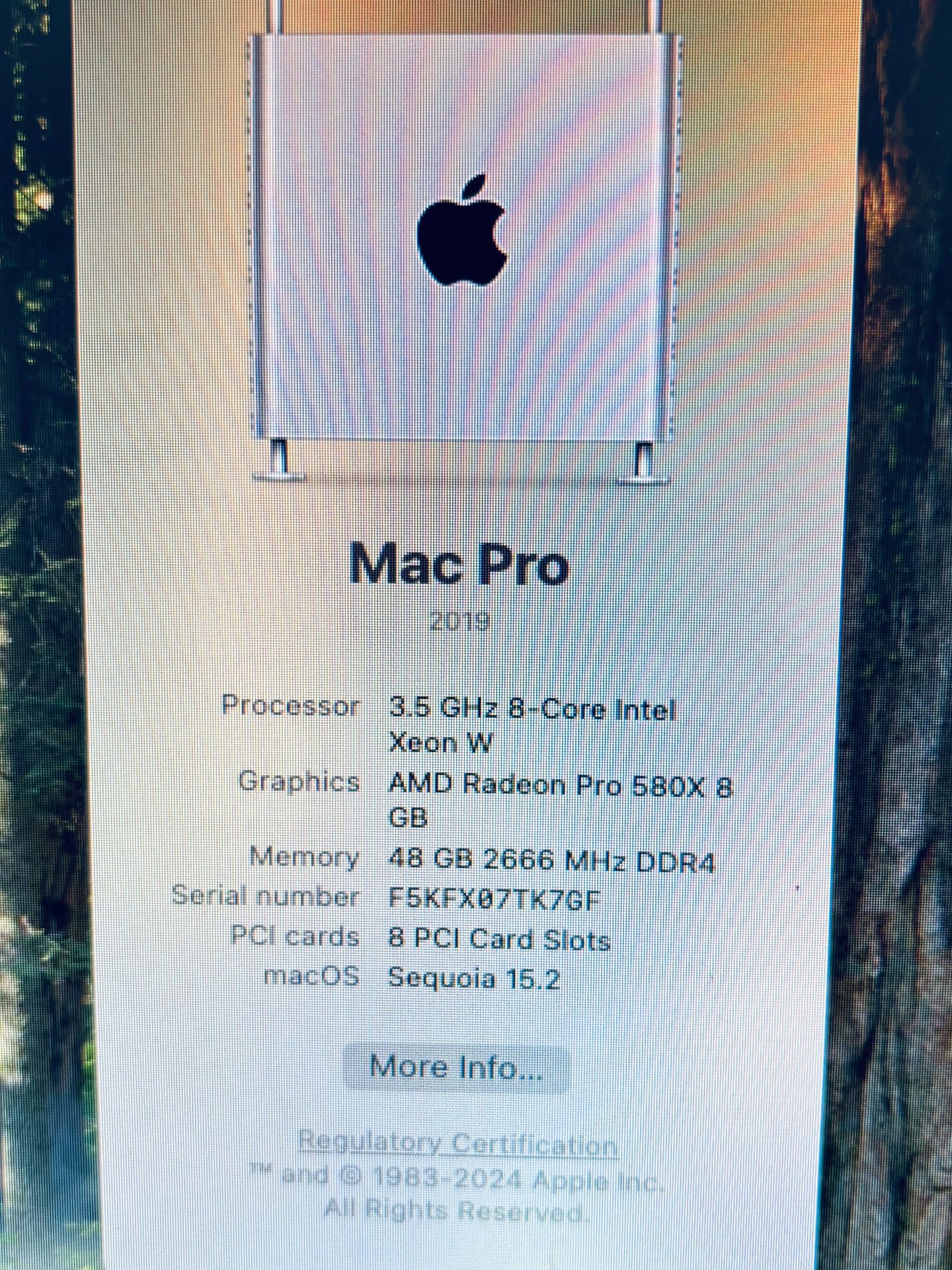 APPLE MAC PRO 2019 3.5Ghz 48GB 1TB Radeon Pro 580X - photo 5