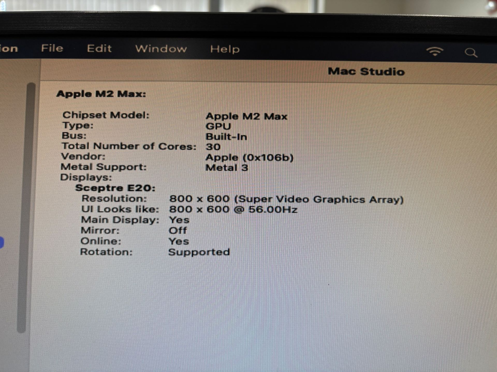 Apple MAC STUDIO 2023 M2 MAX 32GB RAM 512GB SSD Like New!! - photo 2