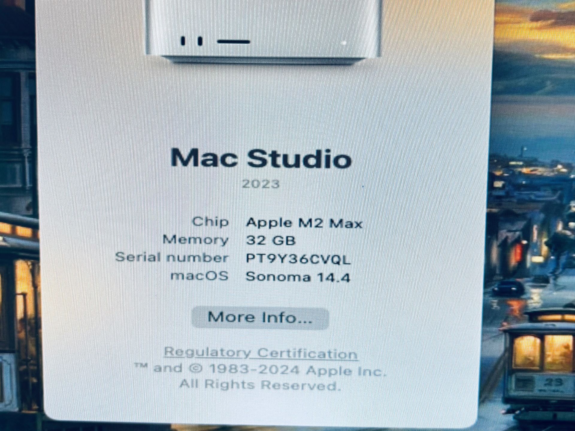 Apple MAC STUDIO 2023 M2 MAX 32GB RAM 512GB SSD Like New!! - photo 4