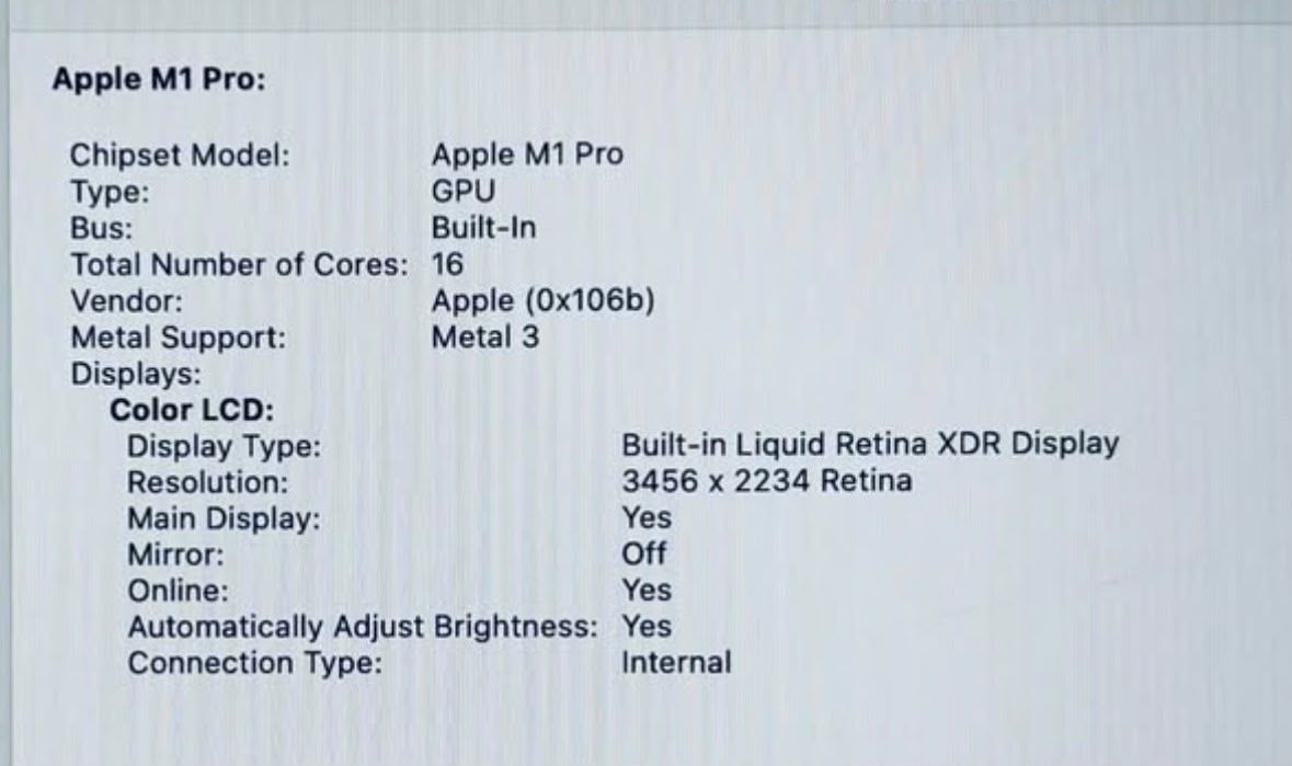 Apple MacBook Pro 2021 M1 PRO 32GB RAM 1TB - photo 2