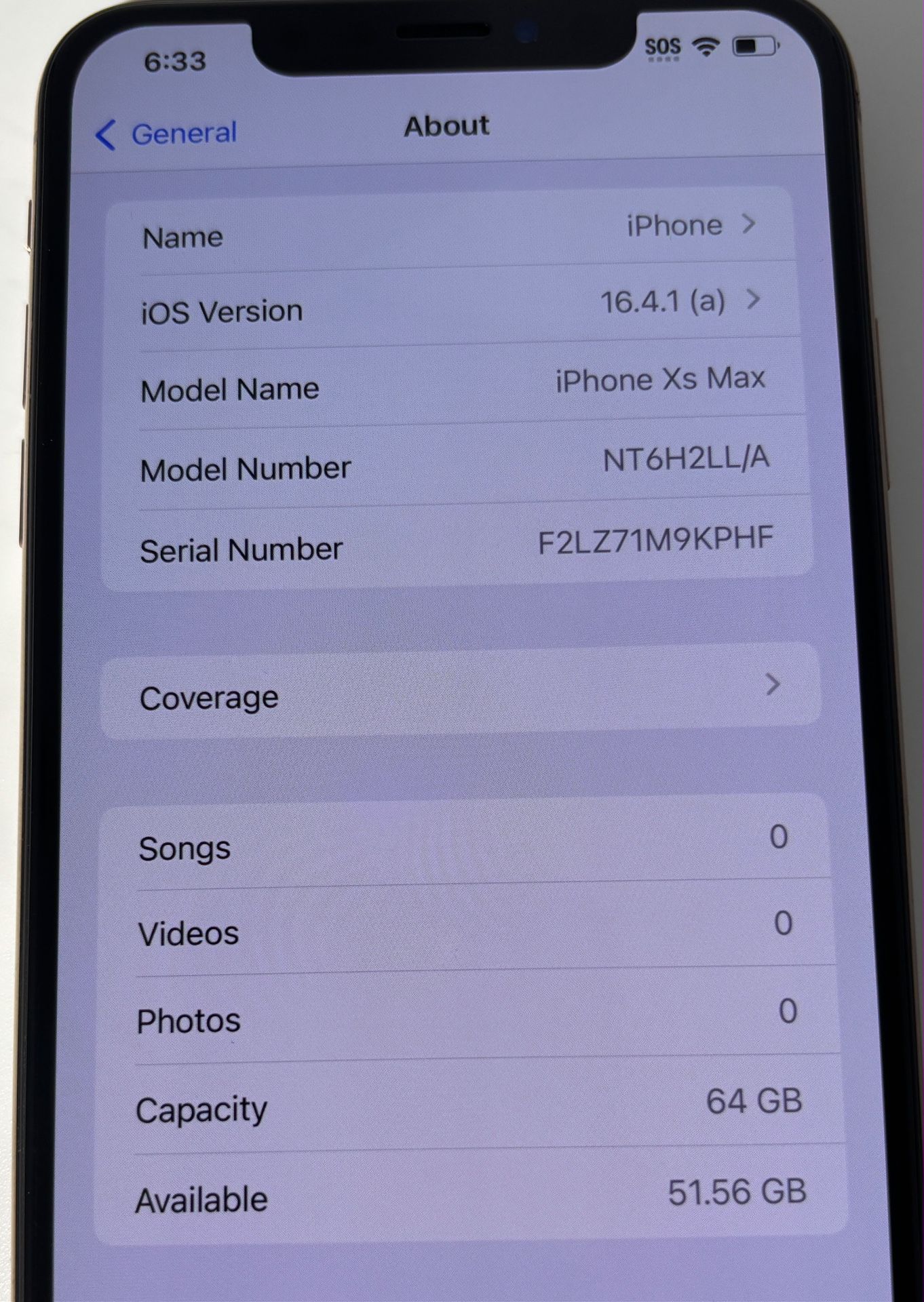 Apple iPhone XS MAX 64GB AT&T/Cricket Fully Functional - photo 5