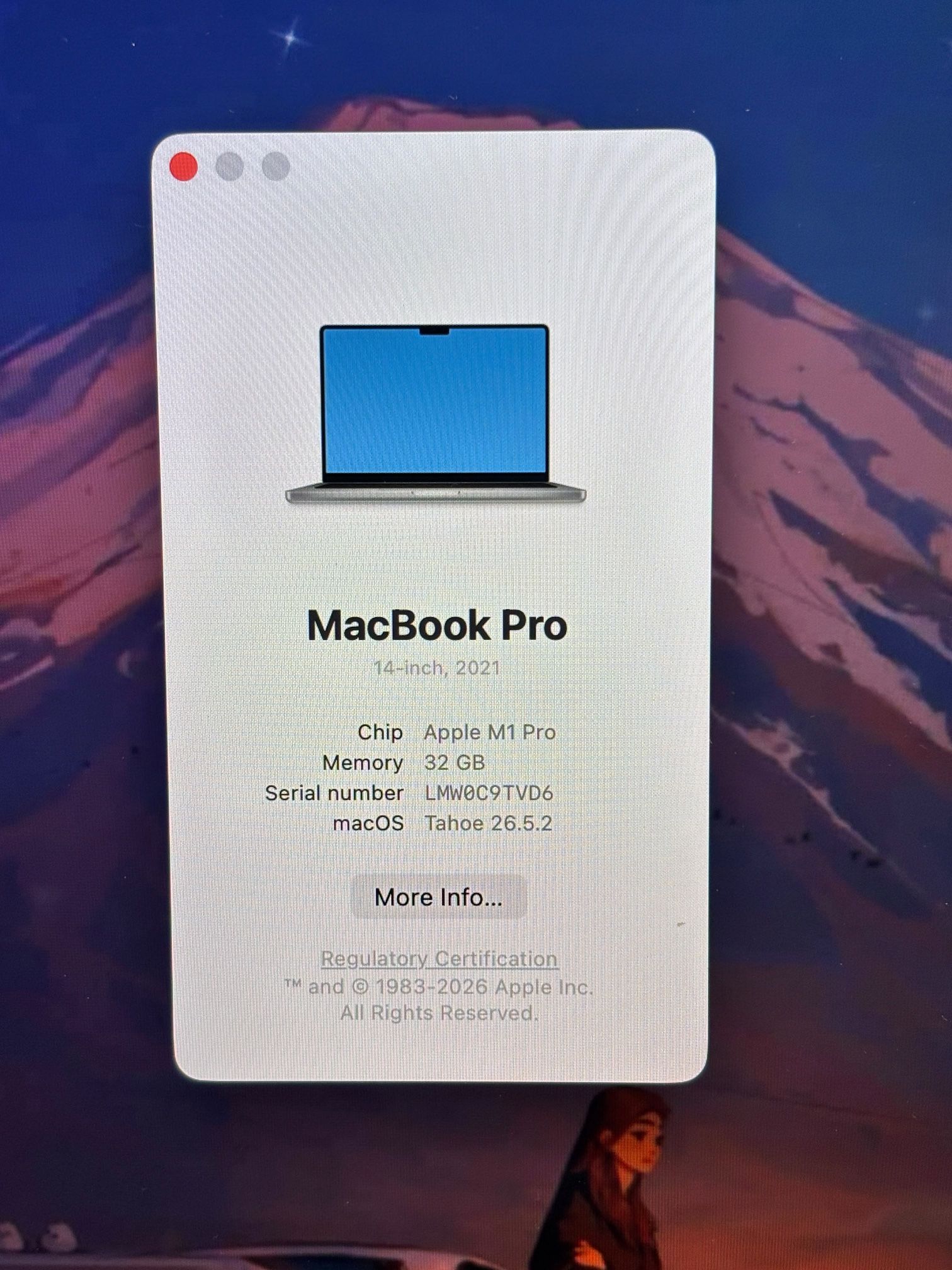 Apple MacBook Pro 14-inch M1 PRO 32GB RAM 512GB - photo 3
