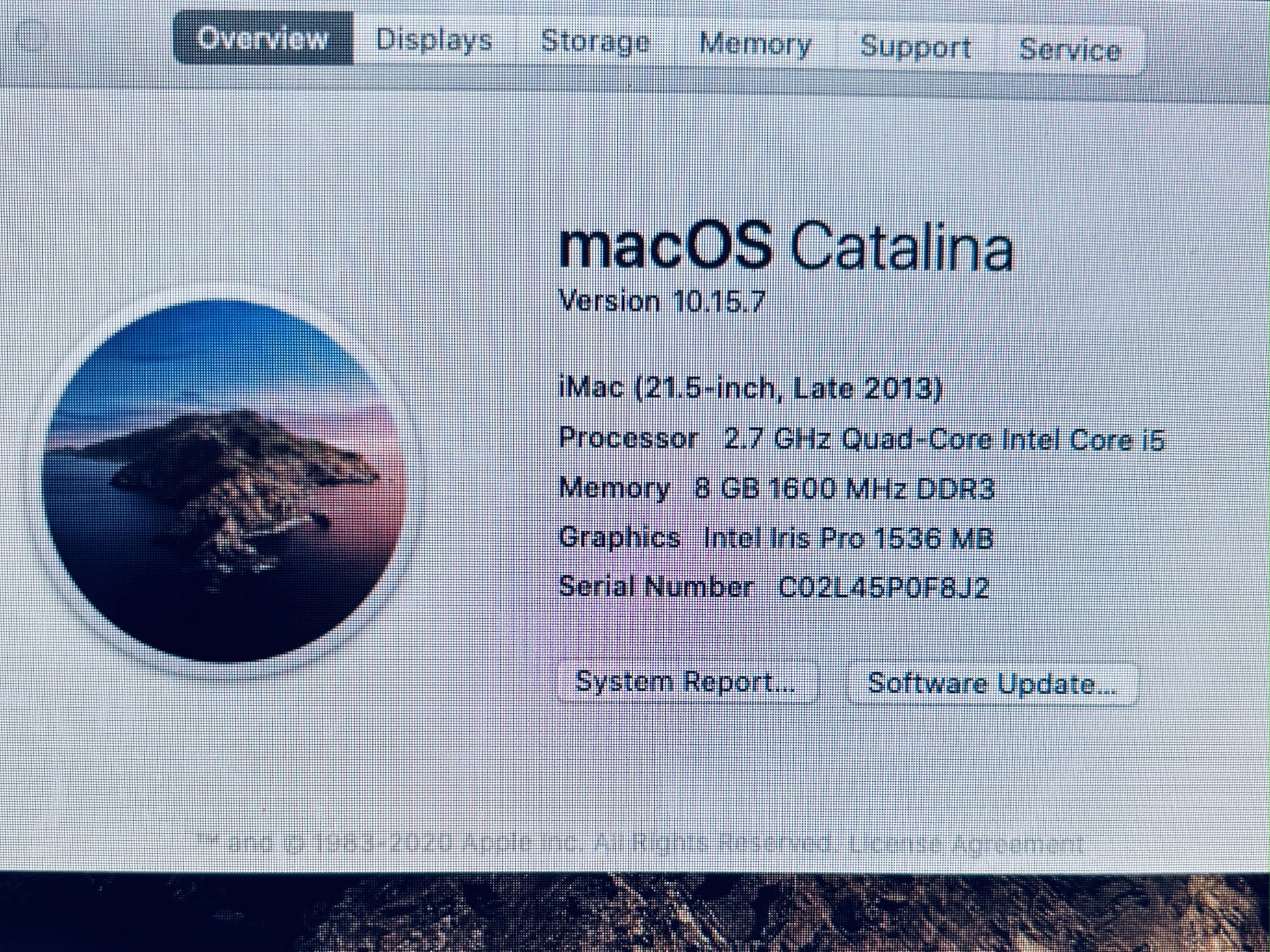 Apple iMac 21.5” 2013 Core i5 8GB 1TB OS Catalina - photo 3