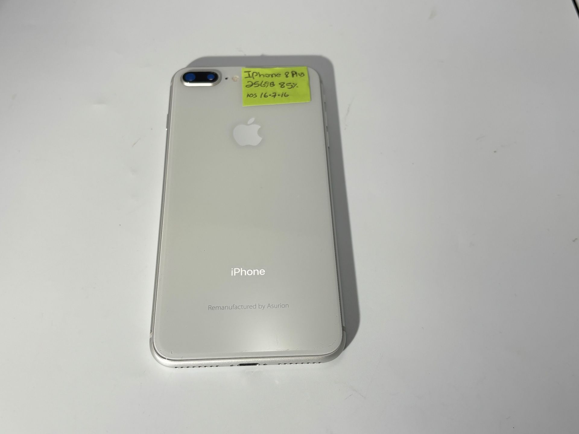 Apple Iphone 8 PLUS 256GB UNLOCKED Fully Functional - photo 2