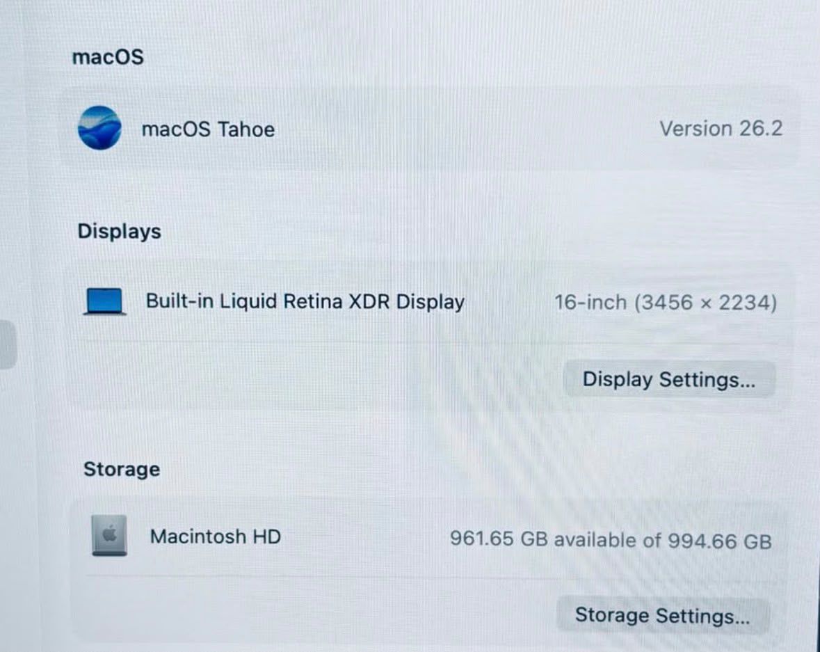 Apple MacBook Pro 16” M1 Pro | 2021 | 32GB RAM | 1TB Storage - photo 2