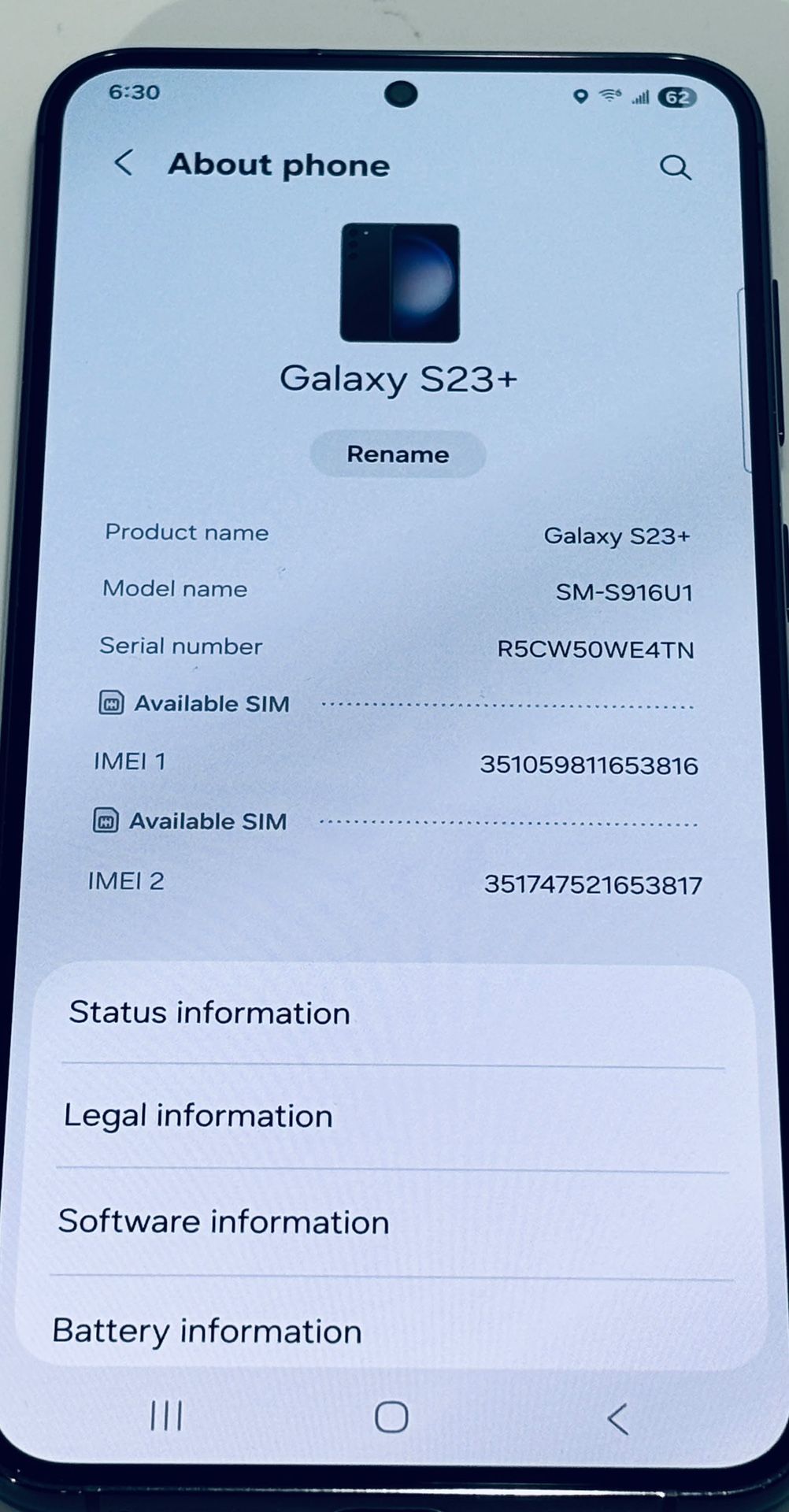 Samsung Galaxy S23+ 256GB UNLOCKED Fully Functional - photo 5