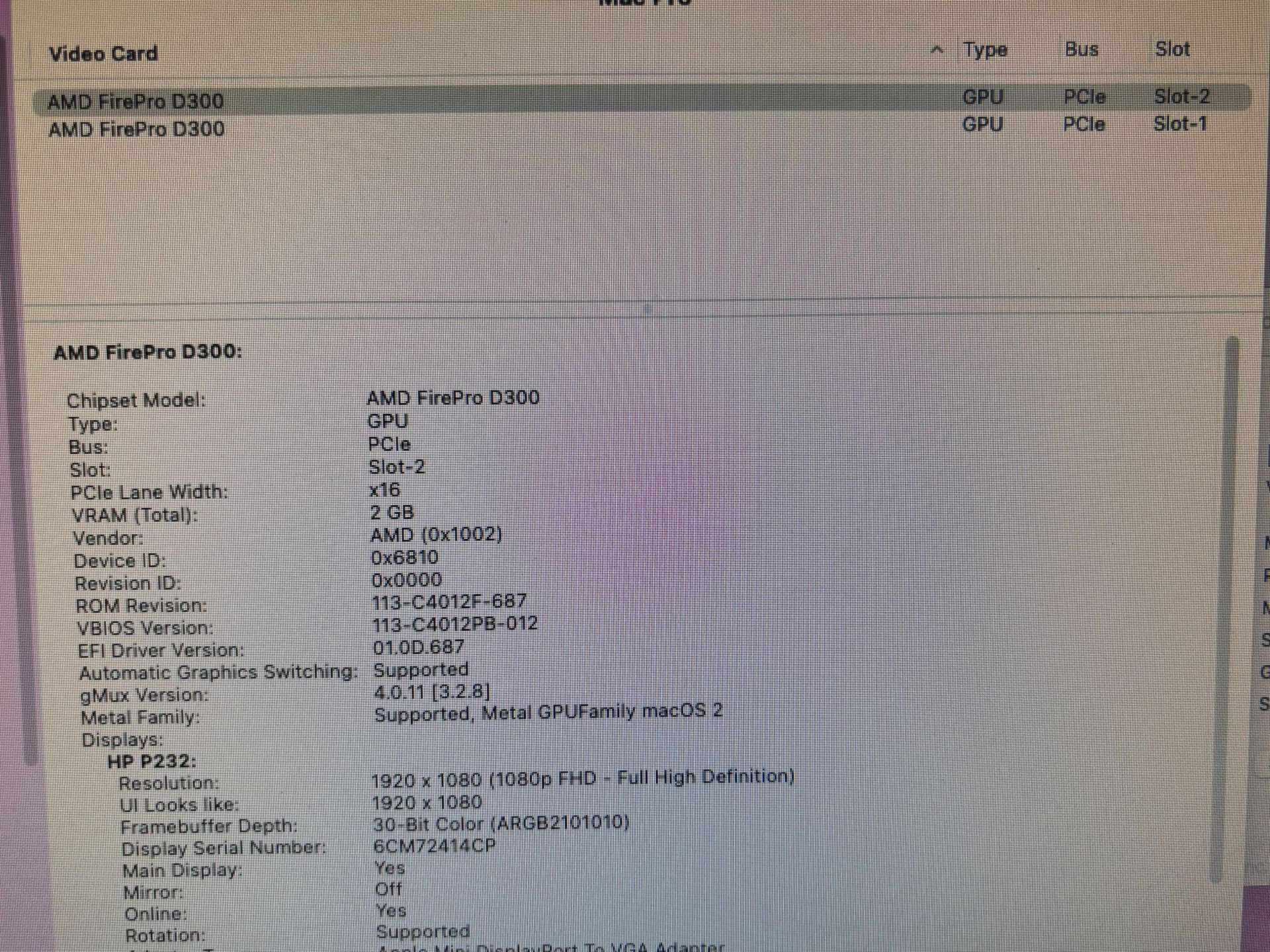 Apple Mac Pro 2013 3Ghz 8 Core Xeon 12GB RAM 128GB - photo 3