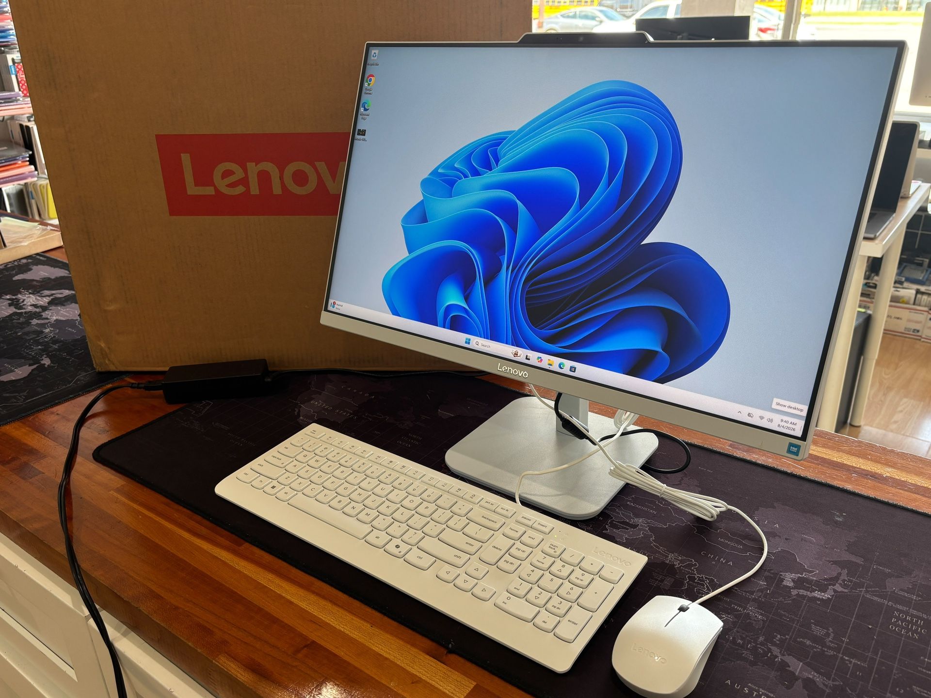 Lenovo 24” All-in-One PC Intel N100 16GB 512GB SSD Win 11