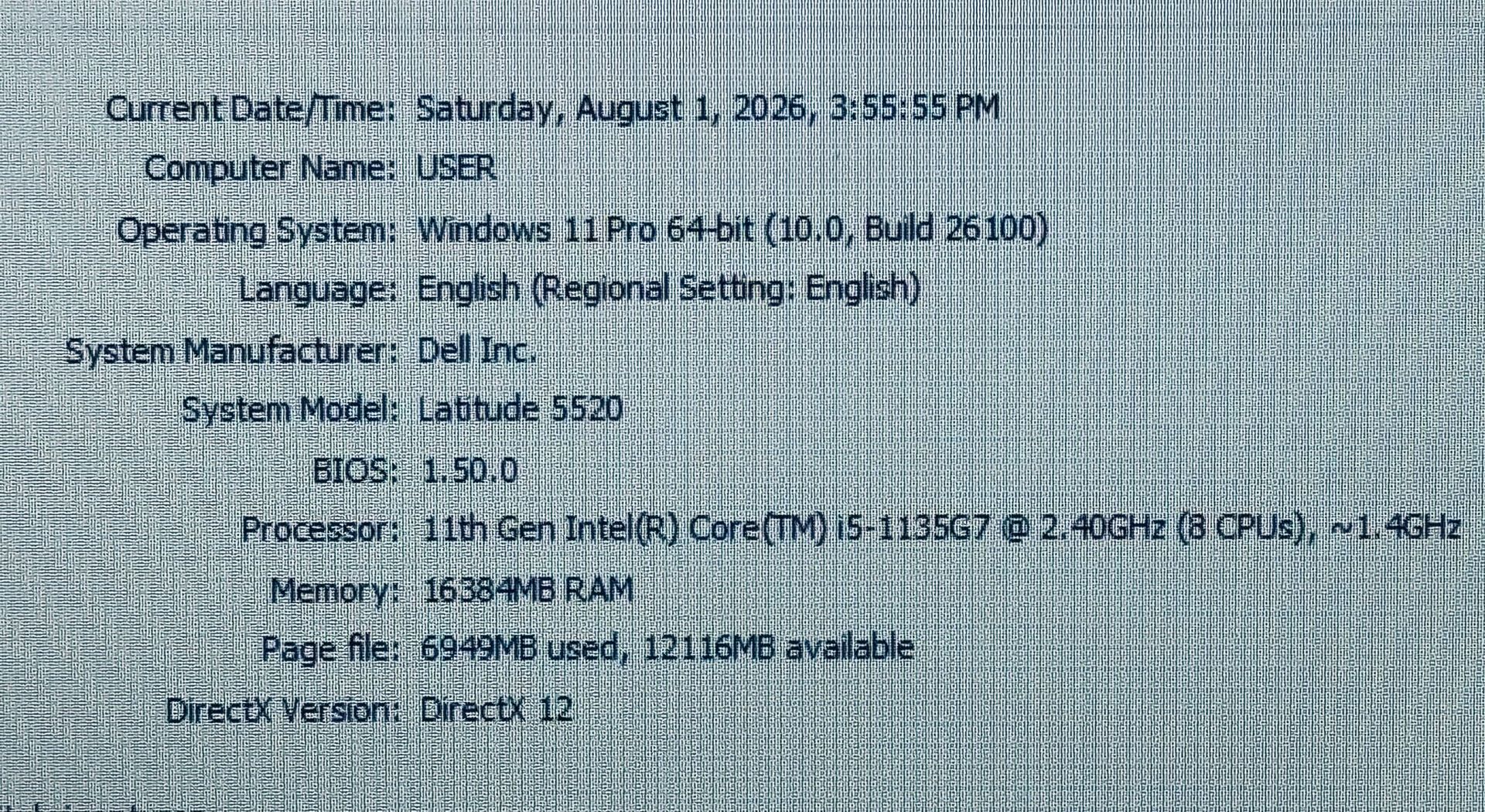 DELL LATITUDE 5520 15.6” Core i5-11th Gen 16GB RAM 256GB SSD - photo 2