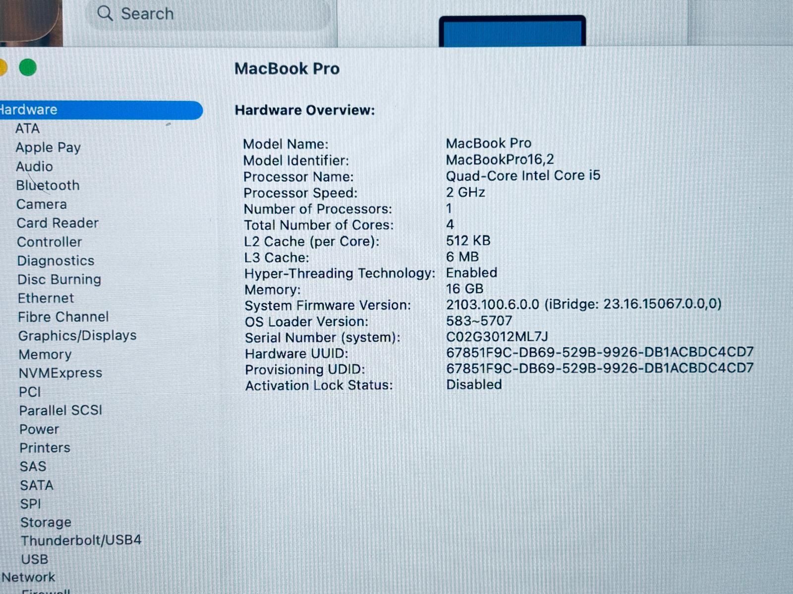 Apple MacBook Pro 2020 13” TouchBar 2Ghz i5 16GB RAM 1TB SSD - photo 3