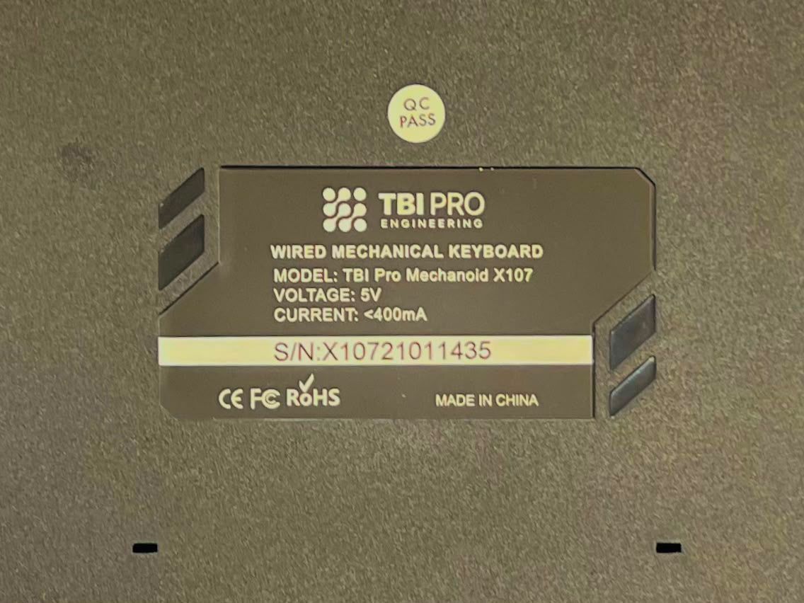 TBI PRO X107 Gaming Mechanical Keyboard RGB Backlighting -NEW - photo 2