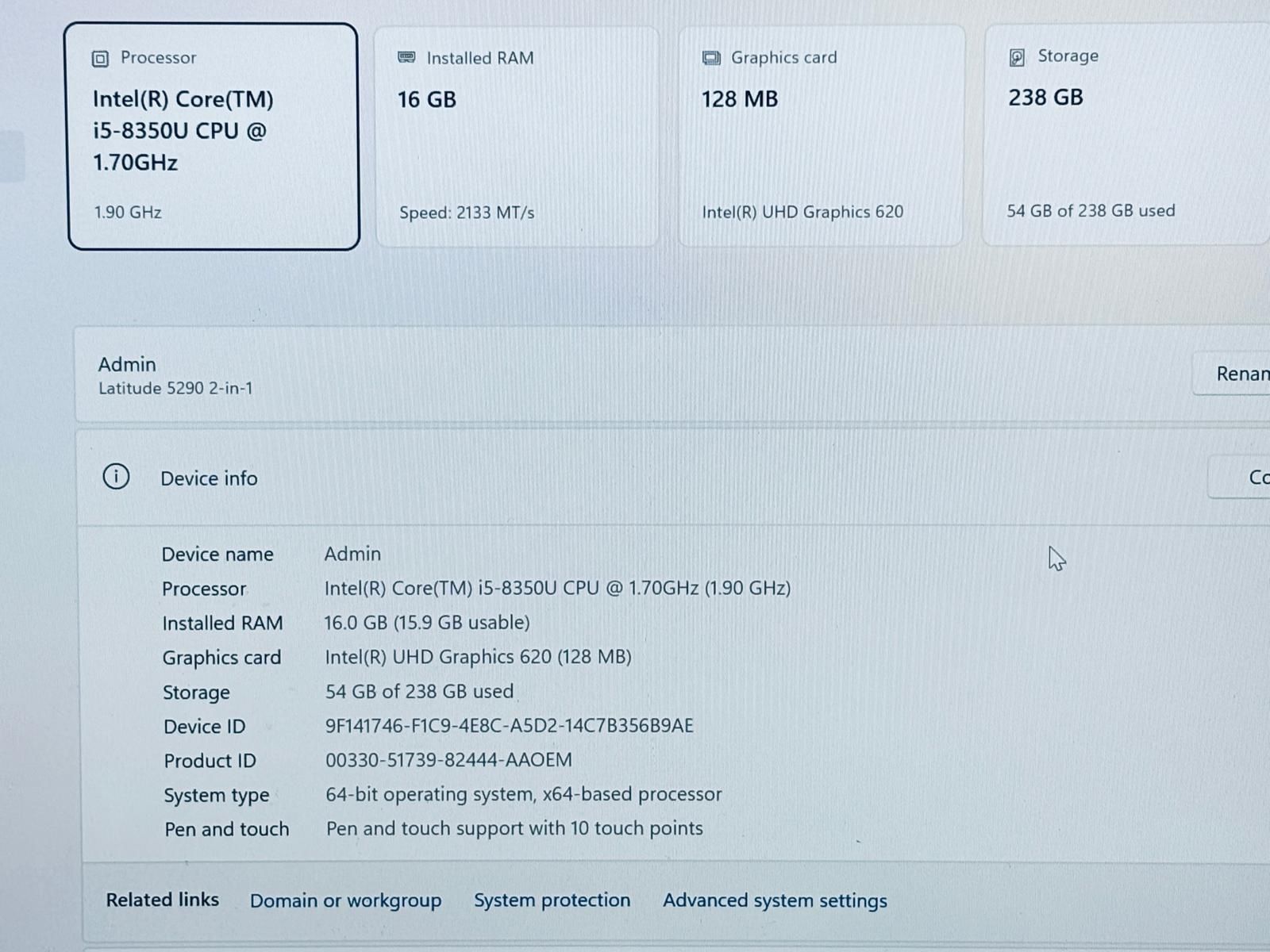 Dell Latitude 5290 2-in-1 i5 8350 16GB 256GB Windows 11 - photo 3