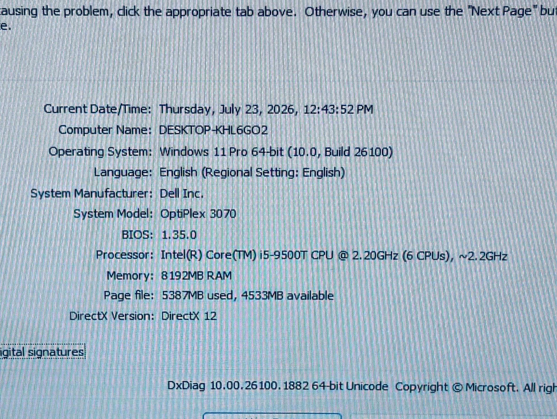 DELL OPTIPLEX 3070 MINI PC Core i5-9500T 8GB 256GB SSD Win 11 - photo 5