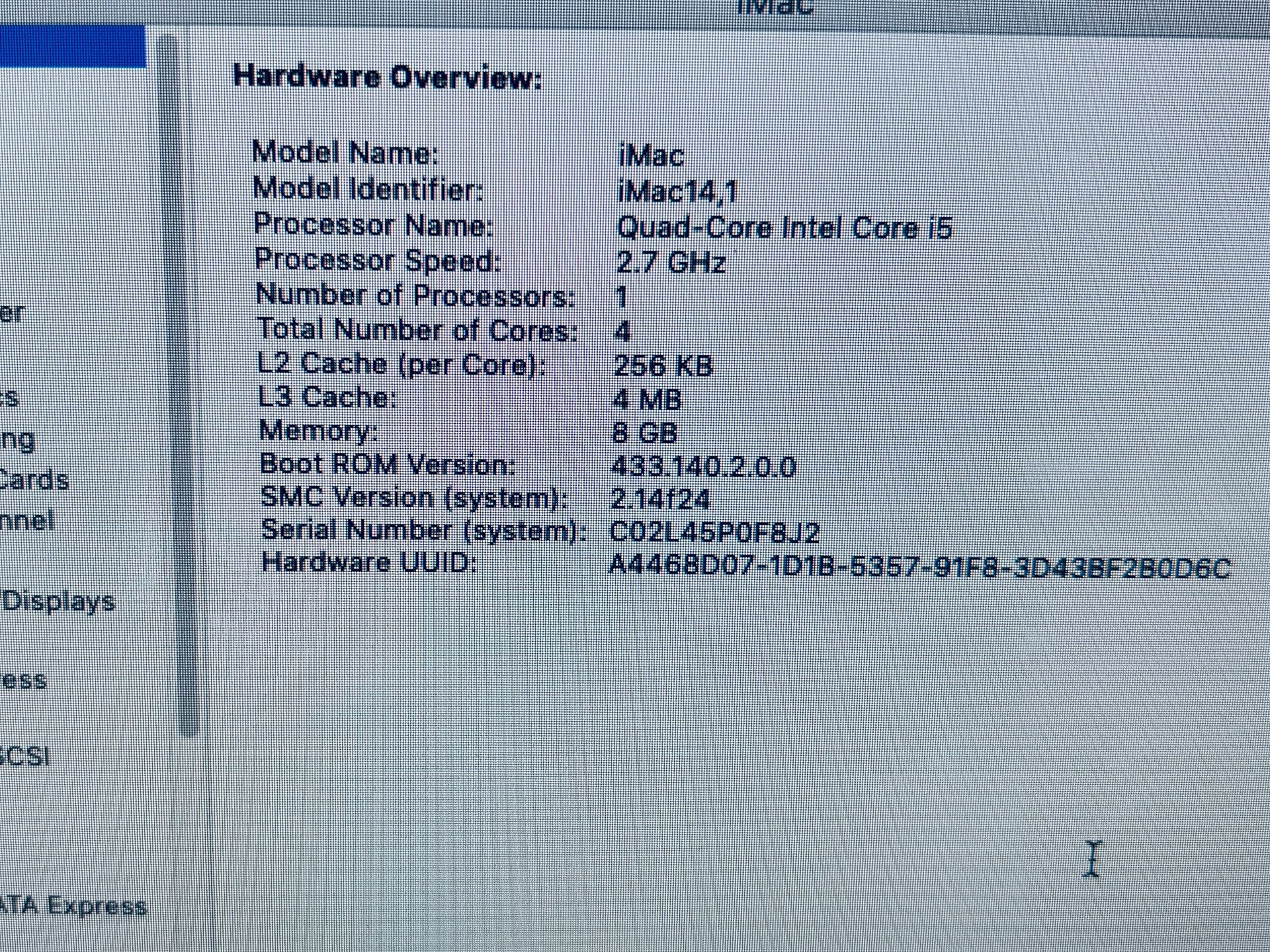 Apple iMac 21.5” 2013 QuadCore i5 8GB 1TB OS Catalina - photo 4