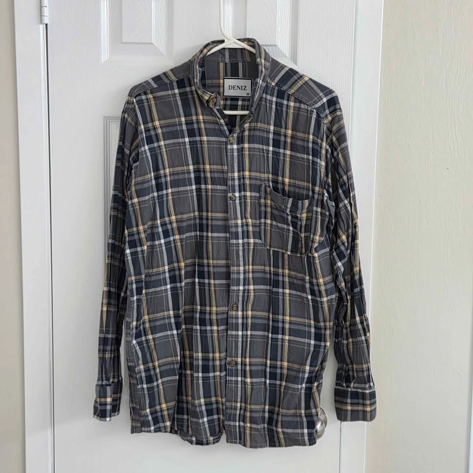 Deniz Men's Flannel Shirts - Set of 4 - photo 3