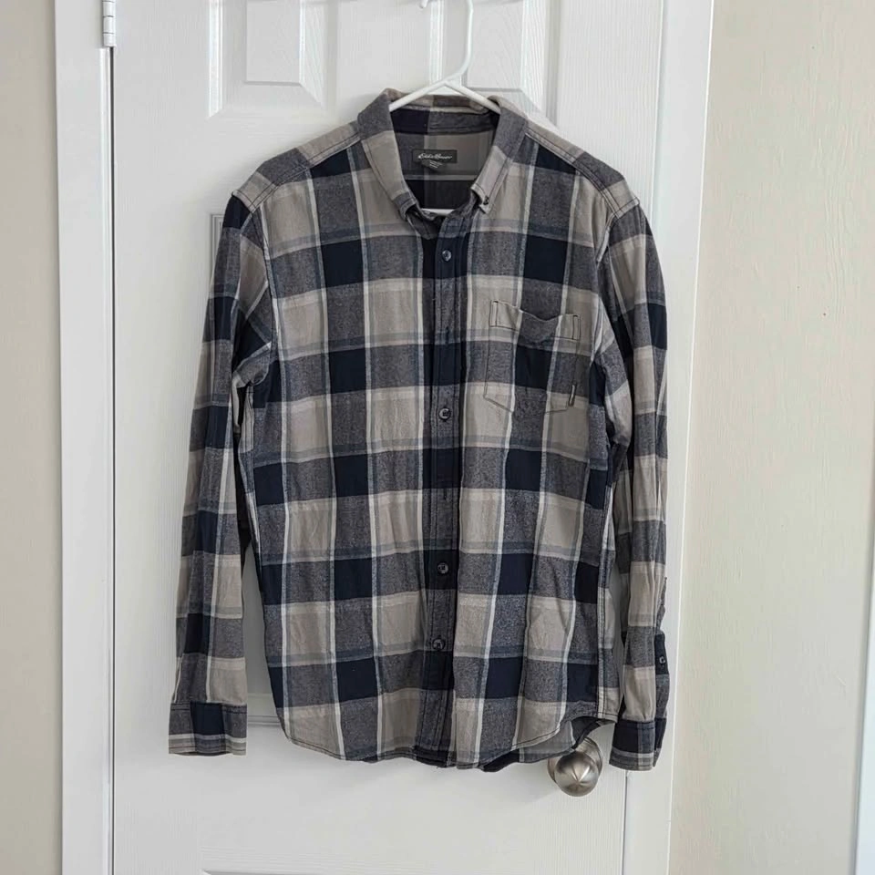 Men's Flannel and Plaid Shirt Bundle - American Eagle, Eddie Bau - photo 2
