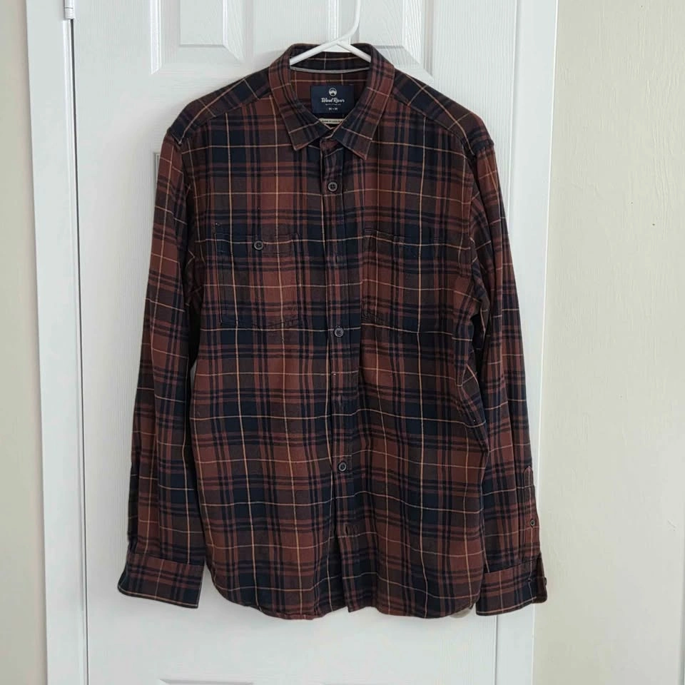 Men's Flannel and Plaid Shirt Bundle - American Eagle, Eddie Bau - photo 4