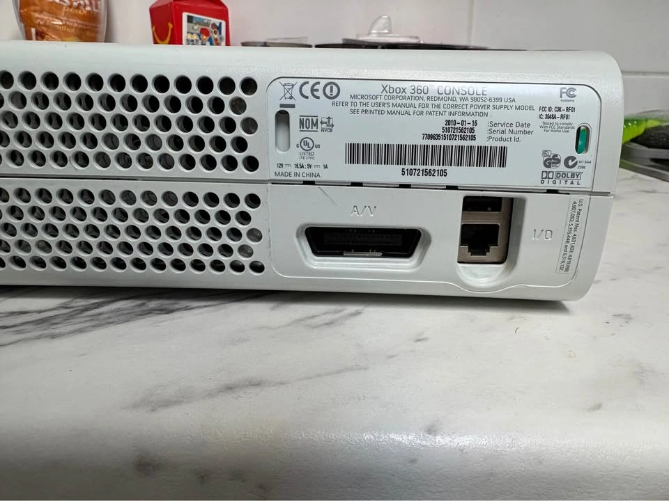 2 Xbox 360, power, brick and AV cables - photo 4