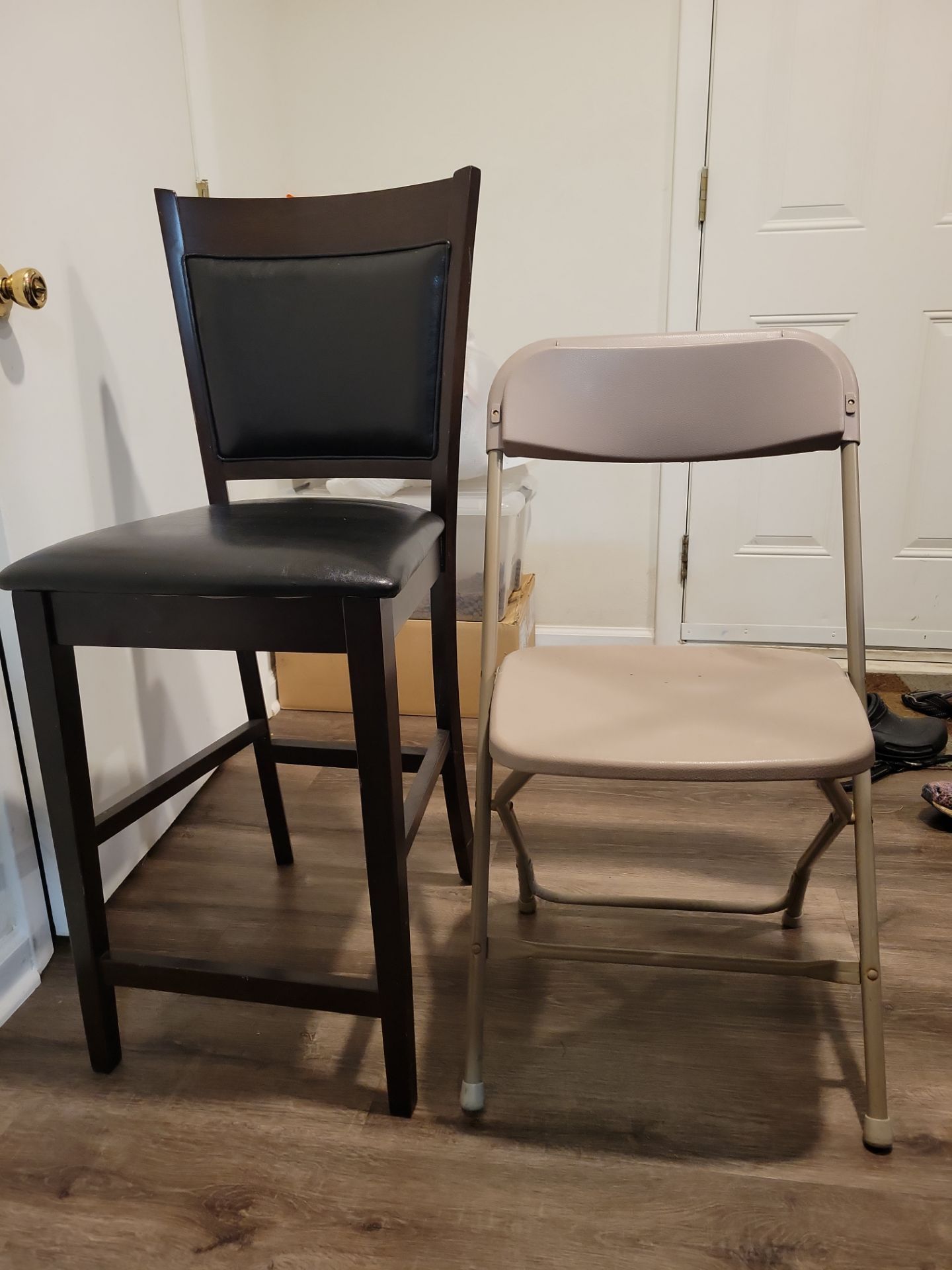 Coaster Dark Wood Dining Chairs with Black Upholstery - photo 4