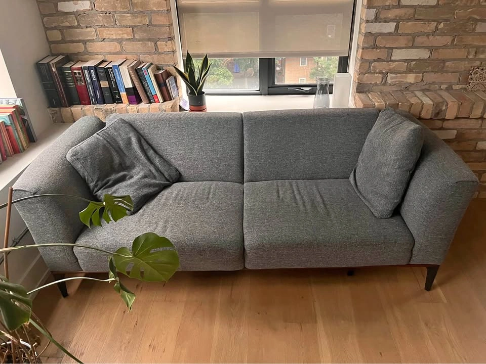 Grey 3-seater Couch