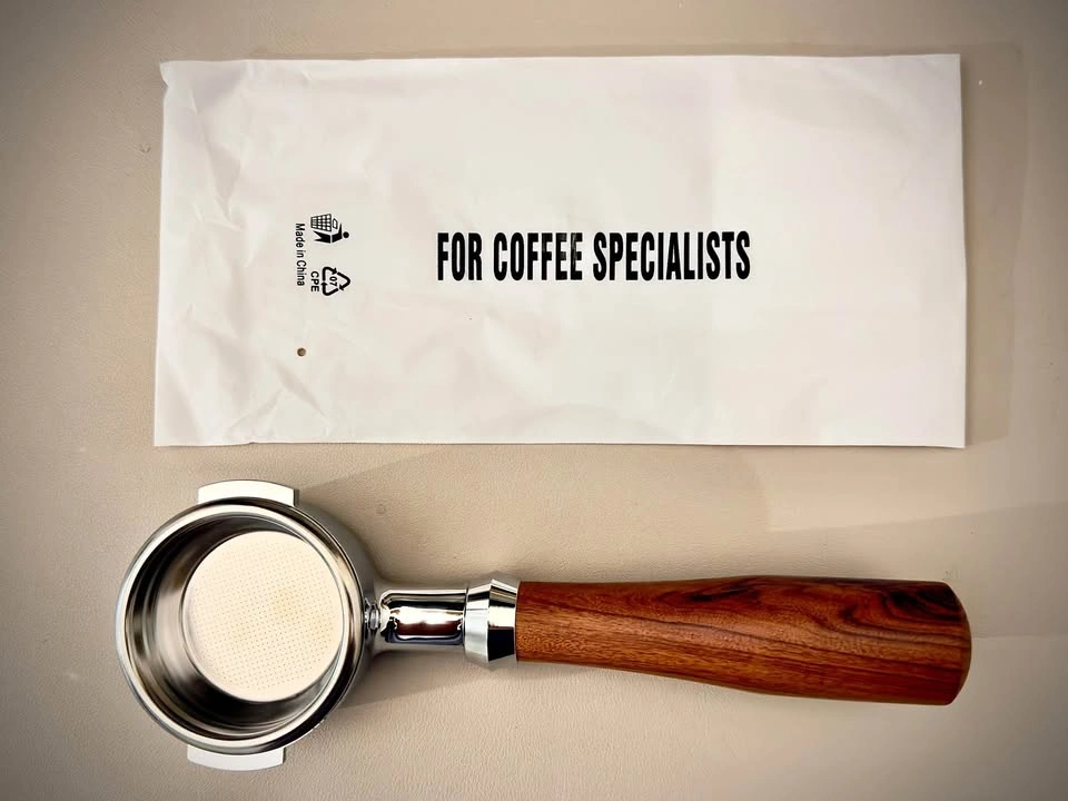58mm Espresso Bottomless Portafilter (Rosewood)