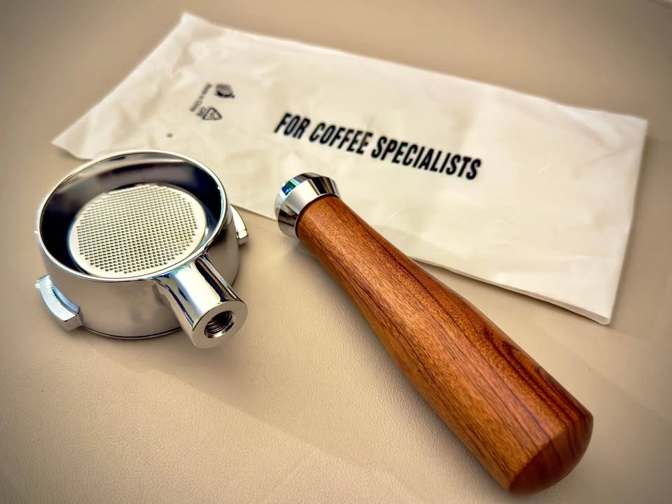 58mm Espresso Bottomless Portafilter (Rosewood) - photo 5