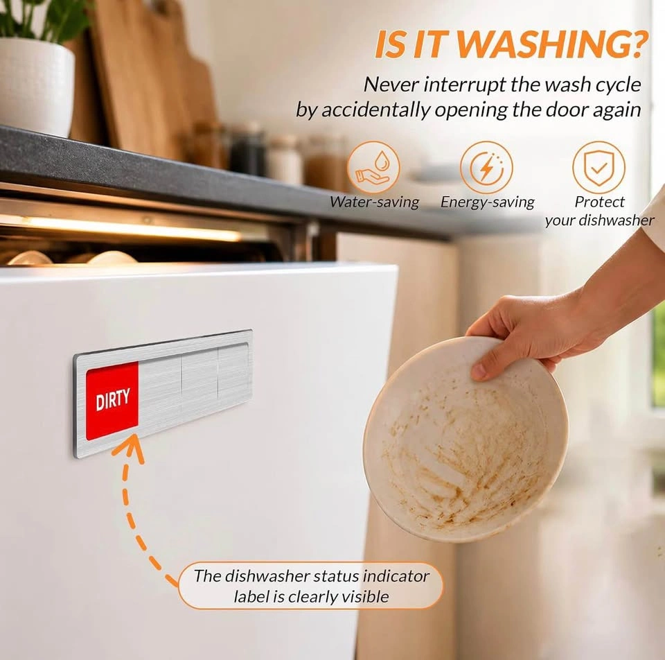 Dishwasher/Laundry Magnet (4 Modes, Color-Coded) - photo 3