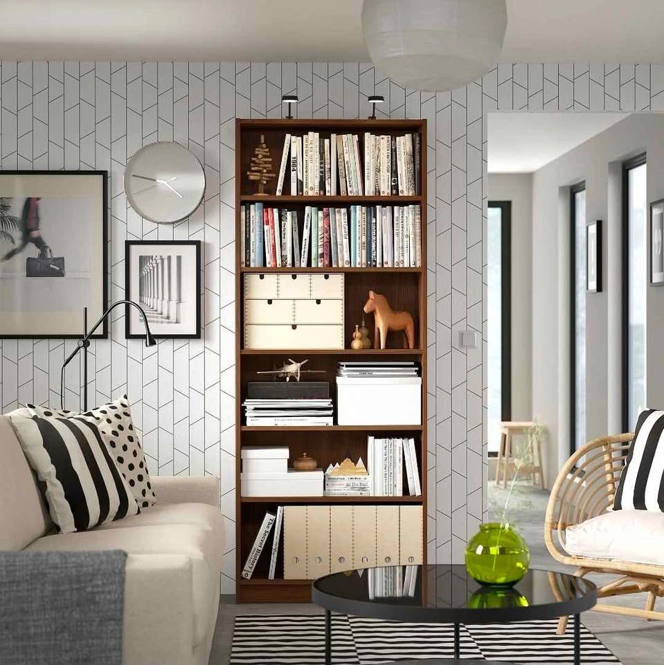 IKEA BILLY Bookcase Walnut Effect - photo 3